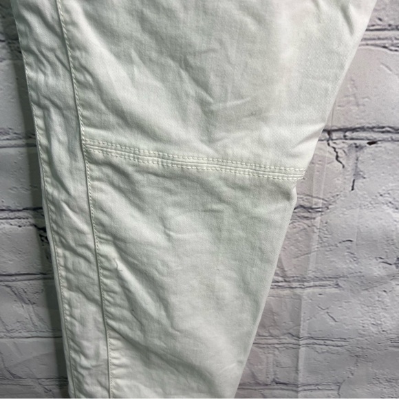LOFT Ann Taylor Cream Summer Skinny Pants 8 - Picture 3 of 8